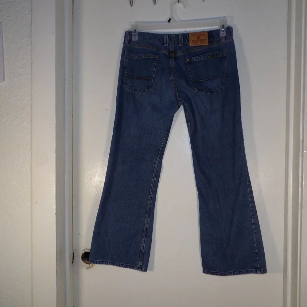 Lucky Brand " Progressive Crop " 100% Cotton Jeans Sz 8/29 - Picture 2 of 7